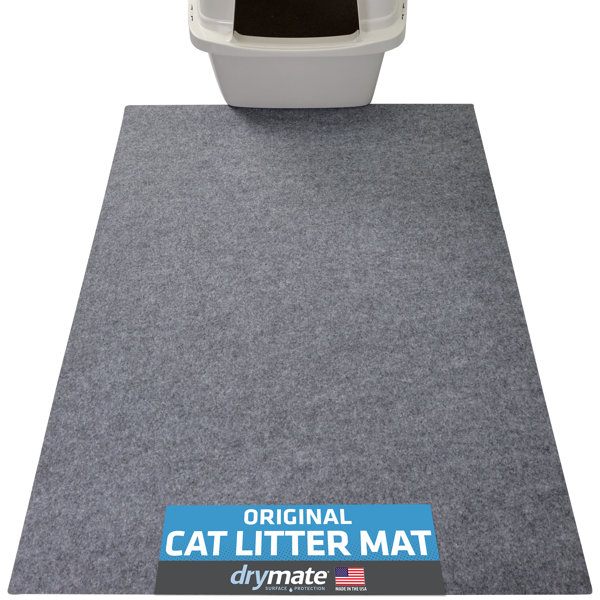 Drymate Cat Litter Mat, Reduces Litter Tracking Absorbent/Waterproof